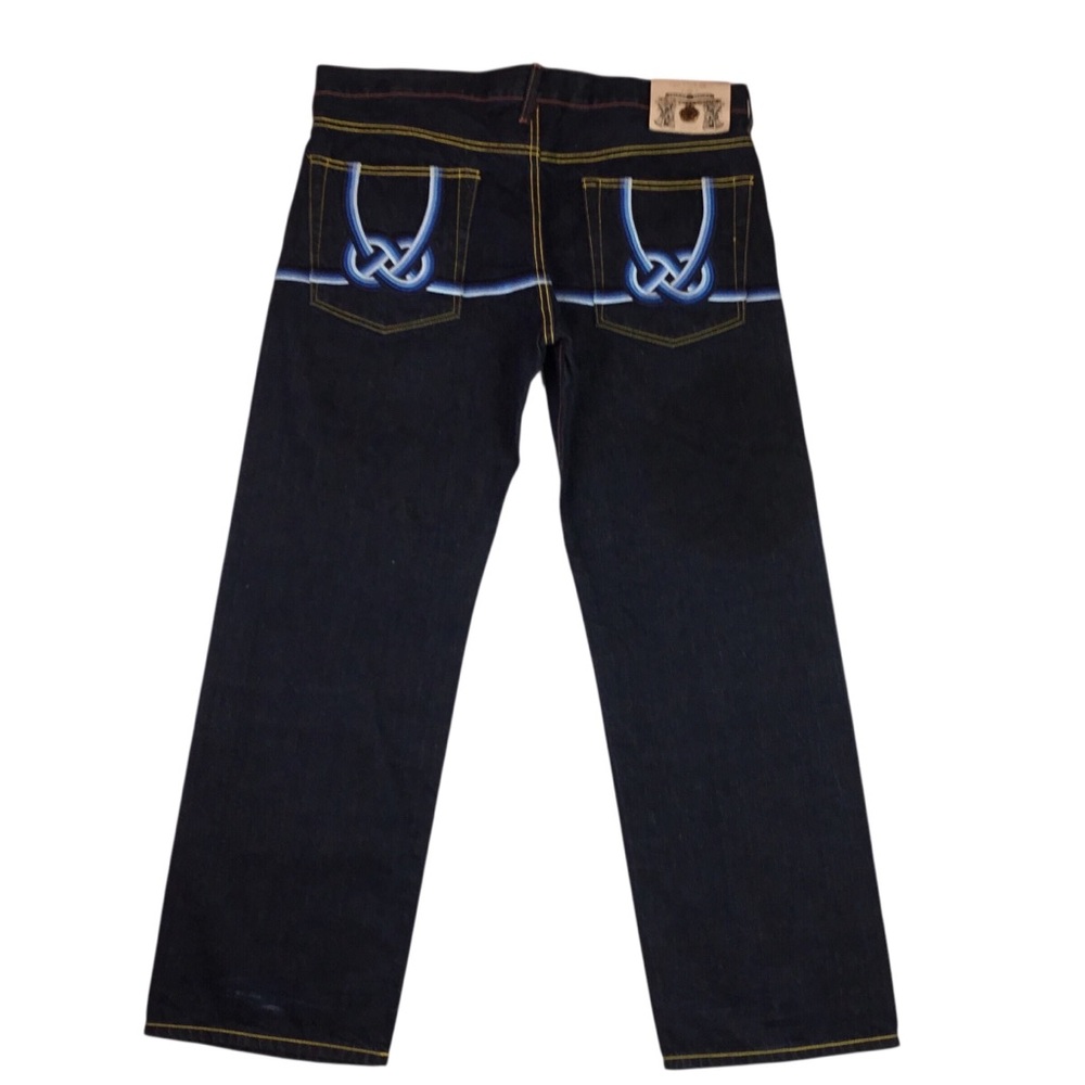 “The Year Of “ Premium Embroidered Wide Leg Organic Denim Jeans